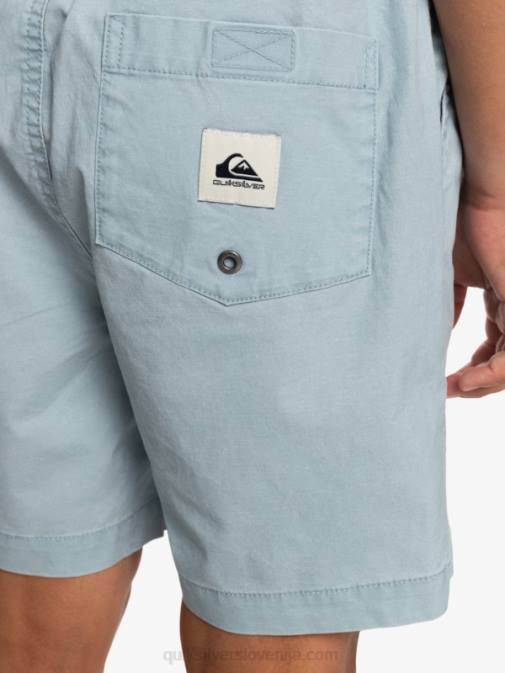 Quiksilver PJ4H2082 fantje nebeško modra Kratke hlače z elastiko v pasu 8-16 taxer 15