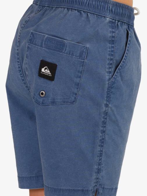 Quiksilver PJ4H2083 fantje insignija modra Kratke hlače z elastiko v pasu 8-16 taxer 15