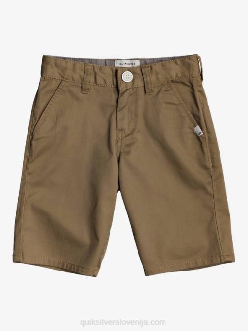 Quiksilver PJ4H2103 fantje elmwood 2-7 vsakodnevne union raztegljive kratke hlače chino