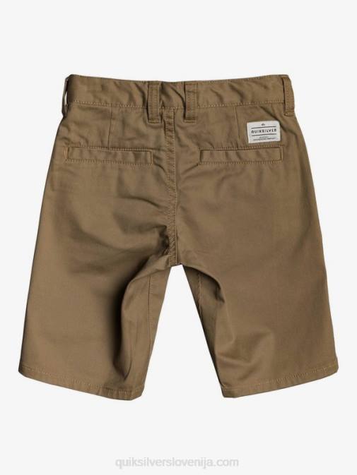 Quiksilver PJ4H2103 fantje elmwood 2-7 vsakodnevne union raztegljive kratke hlače chino