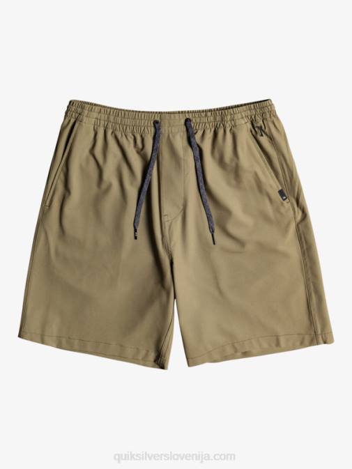 Quiksilver PJ4H2255 fantje grozdni list 8-16 oceanske elastične kratke hlače amph yth 18 hybrid