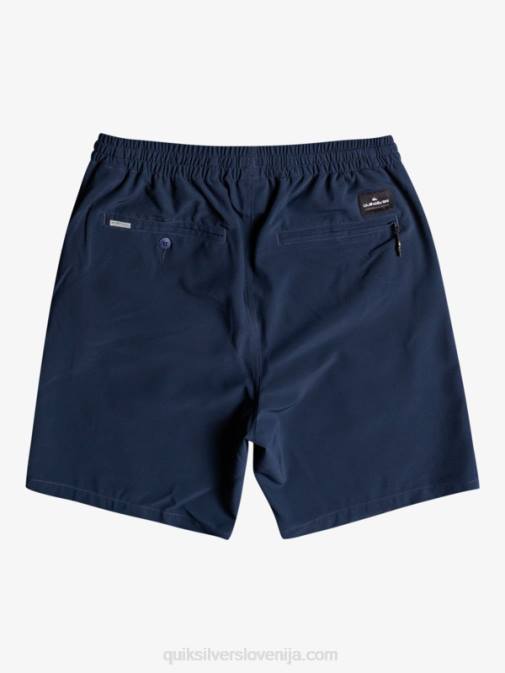 Quiksilver PJ4H2256 fantje mornarsko modri blazer 8-16 oceanske elastične kratke hlače amph yth 18 hybrid