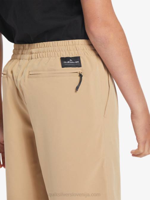 Quiksilver PJ4H2257 fantje plage 8-16 oceanske elastične kratke hlače amph yth 18 hybrid