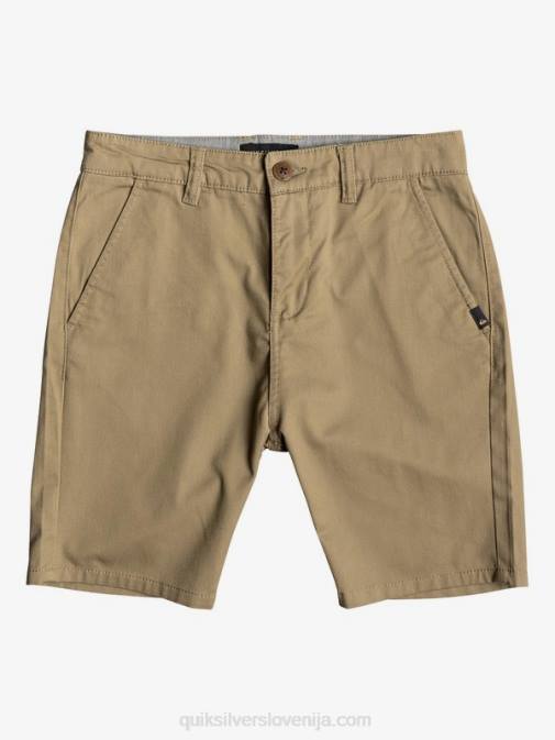 Quiksilver PJ4H2278 fantje elmwood 8-16 nove kratke hlače chino za vsak dan union 17
