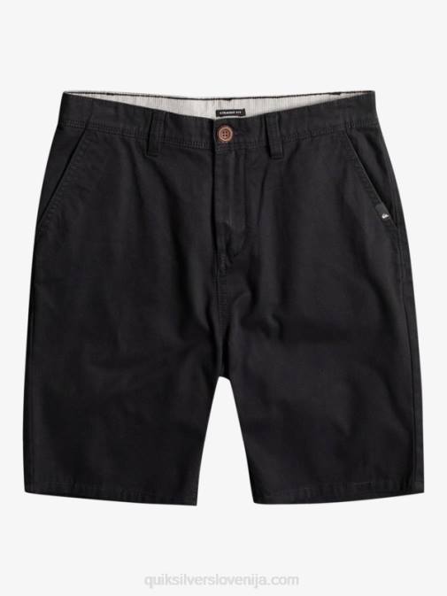 Quiksilver PJ4H2287 fantje Črna 8-16 kratke hlače chino za vsak dan 17