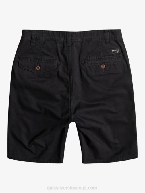 Quiksilver PJ4H2287 fantje Črna 8-16 kratke hlače chino za vsak dan 17