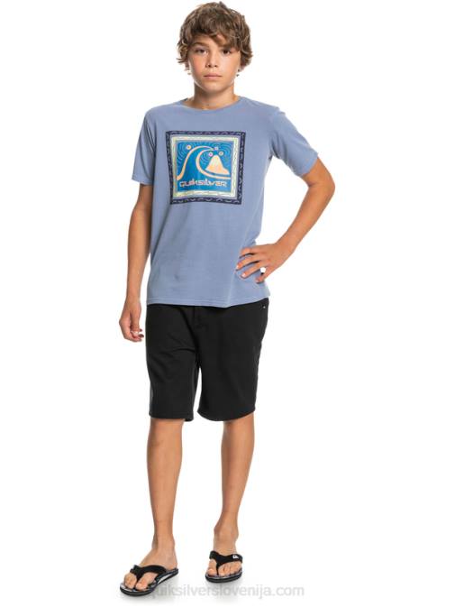 Quiksilver PJ4H2287 fantje Črna 8-16 kratke hlače chino za vsak dan 17