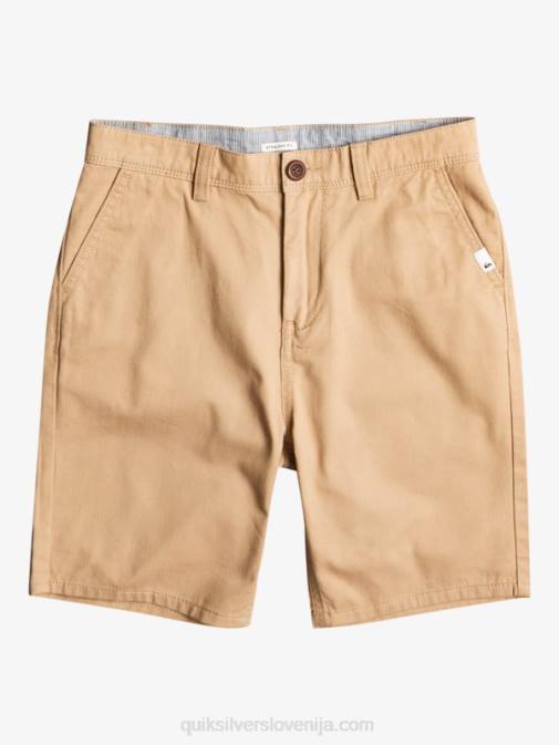 Quiksilver PJ4H2288 fantje kadilo 8-16 kratke hlače chino za vsak dan 17