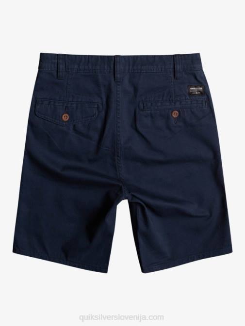 Quiksilver PJ4H2289 fantje mornarsko modri blazer 8-16 kratke hlače chino za vsak dan 17
