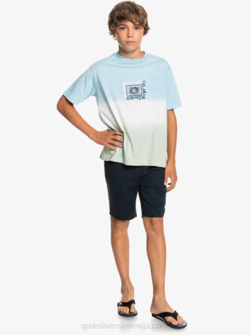 Quiksilver PJ4H2289 fantje mornarsko modri blazer 8-16 kratke hlače chino za vsak dan 17