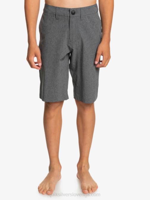 Quiksilver PJ4H2313 fantje Črna 8-16 union heather amphibian 19 hibridne kratke hlače