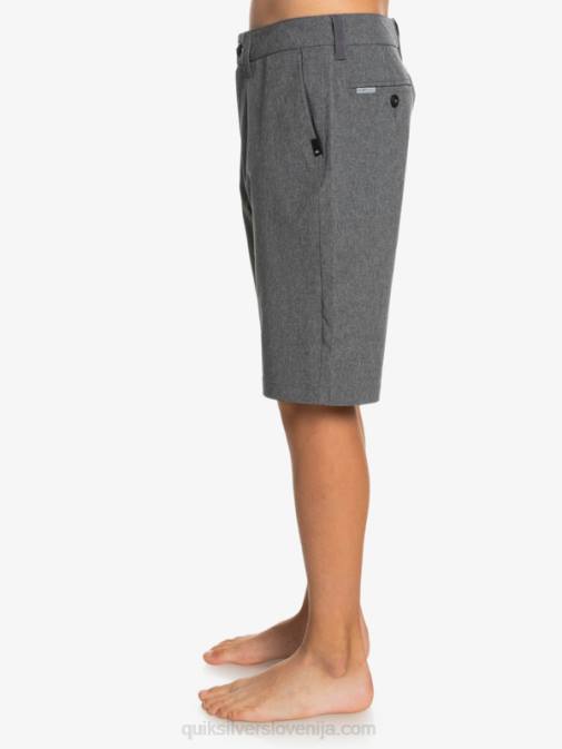 Quiksilver PJ4H2313 fantje Črna 8-16 union heather amphibian 19 hibridne kratke hlače