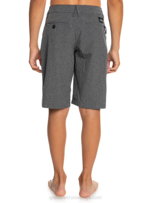 Quiksilver PJ4H2313 fantje Črna 8-16 union heather amphibian 19 hibridne kratke hlače