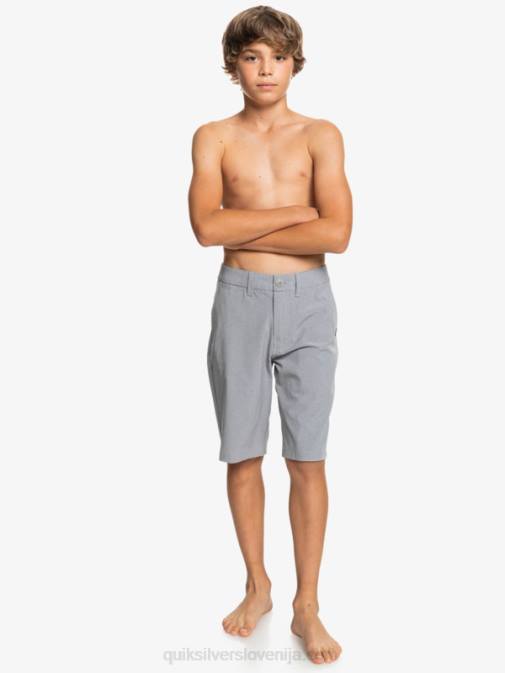 Quiksilver PJ4H2314 fantje žled 8-16 union heather amphibian 19 hibridne kratke hlače
