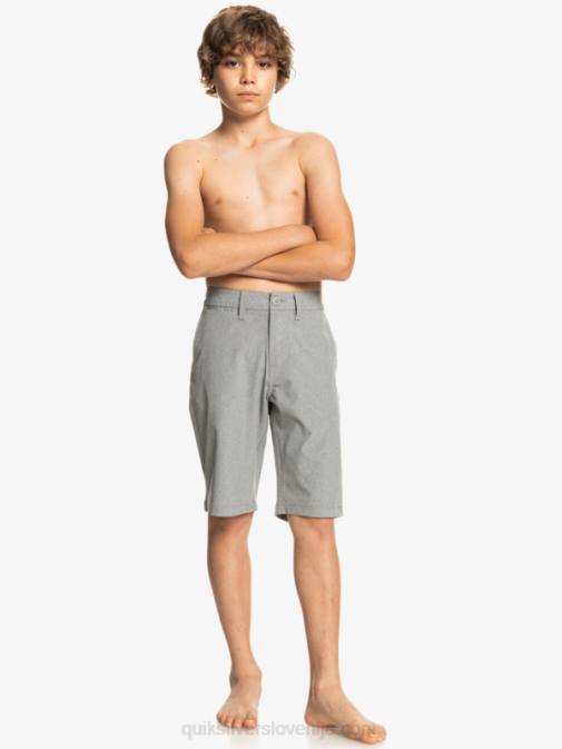 Quiksilver PJ4H2326 fantje žled 8-16 union heather amphibian 19 hibridne kratke hlače