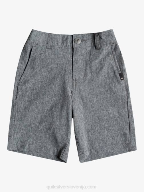 Quiksilver PJ4H2333 fantje Črna 2-7 union heather amphibian 14 hibridne kratke hlače