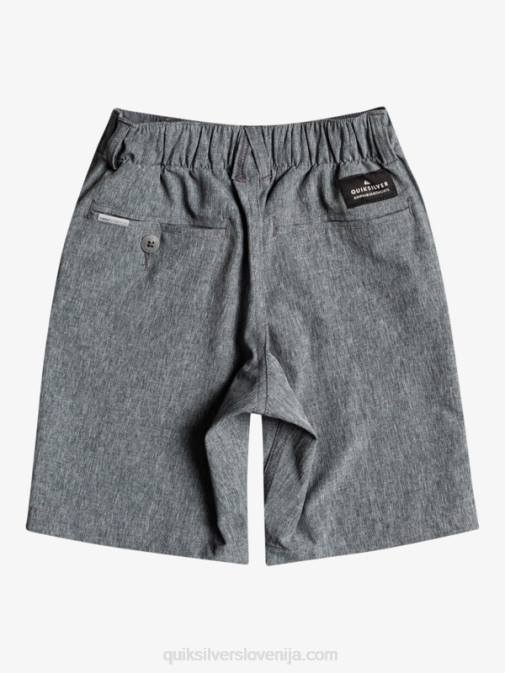 Quiksilver PJ4H2333 fantje Črna 2-7 union heather amphibian 14 hibridne kratke hlače