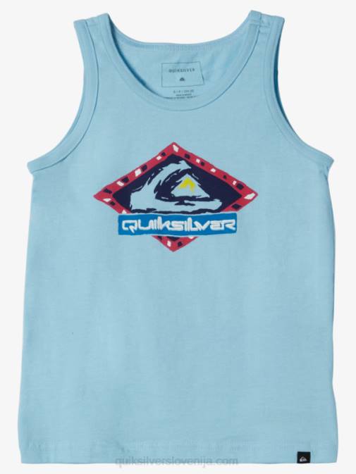 Quiksilver PJ4H2264 fantje modro nebo Majica brez rokavov 2-7 z elegantnim okvirjem