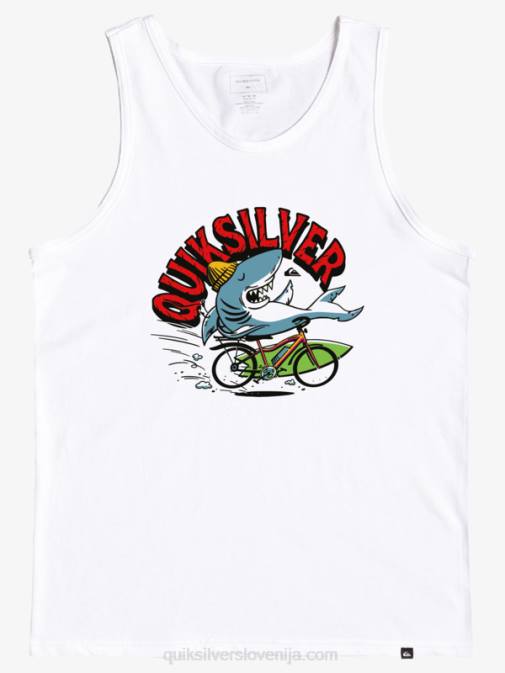 Quiksilver PJ4H2266 fantje bela Majica s tankom 2-7 at risk