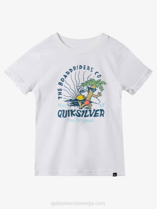 Quiksilver PJ4H1937 fantje bela 2-7 majica mirnega duha