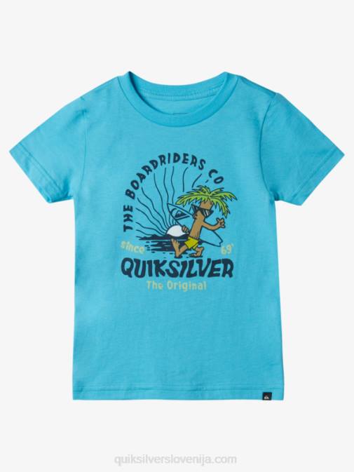 Quiksilver PJ4H1938 fantje rečno modra 2-7 majica mirnega duha