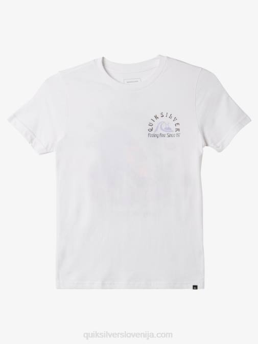Quiksilver PJ4H1939 fantje bela 8-16 originalna majica s sodom