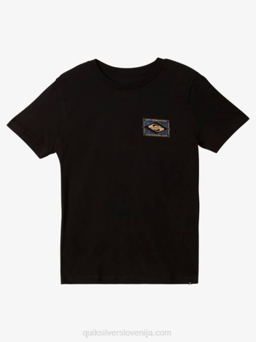 Quiksilver PJ4H1944 fantje Črna Vibing majica 8-16