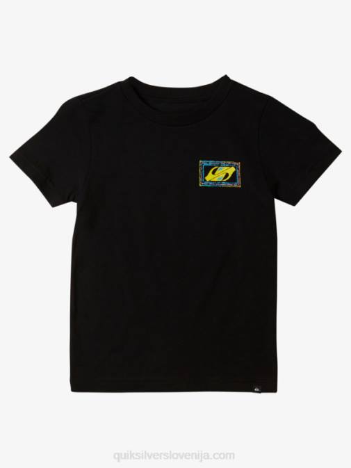 Quiksilver PJ4H1947 fantje Črna 2-7 echoed beat t-shirt