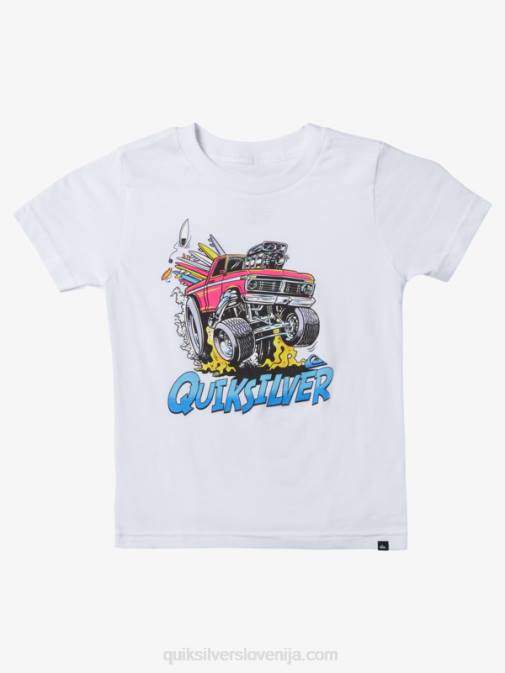 Quiksilver PJ4H1950 fantje bela 2-7 getaway avto majica