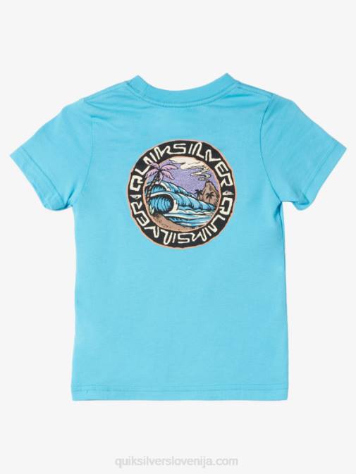 Quiksilver PJ4H1953 fantje rečno modra Majica 2-7 slanih zgodb