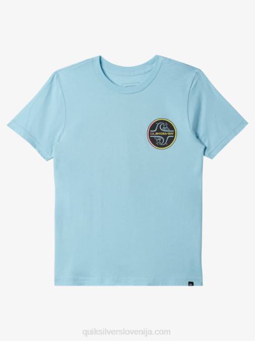 Quiksilver PJ4H1955 fantje modro nebo 8-16 jedrna majica z mehurčki