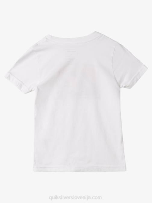 Quiksilver PJ4H1960 fantje bela 2-7 rad dediščina majica