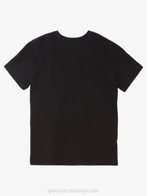Quiksilver PJ4H1961 fantje Črna Majica z logotipom 8-16 comp