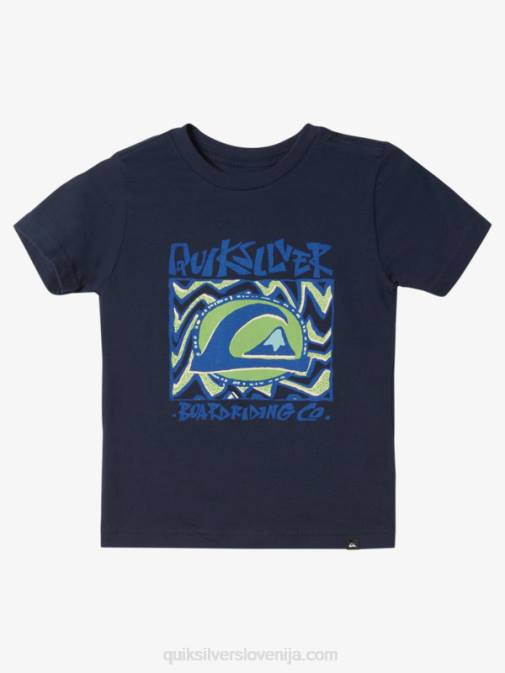 Quiksilver PJ4H1963 fantje mornarsko modri blazer 2-7 midnight sončna majica