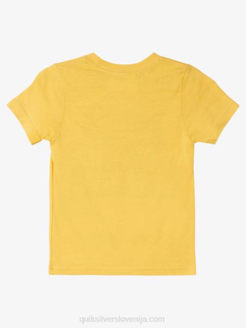 Quiksilver PJ4H1964 fantje rumenjak rumen 2-7 midnight sončna majica