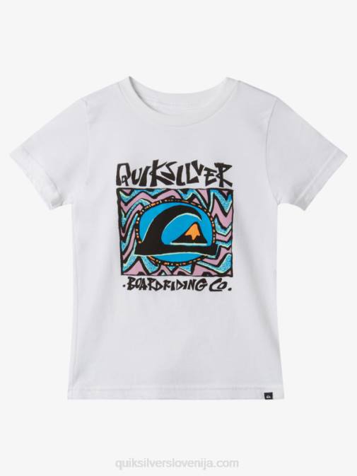 Quiksilver PJ4H1965 fantje bela 2-7 midnight sončna majica