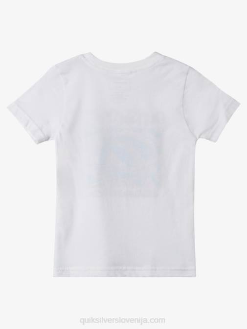 Quiksilver PJ4H1965 fantje bela 2-7 midnight sončna majica