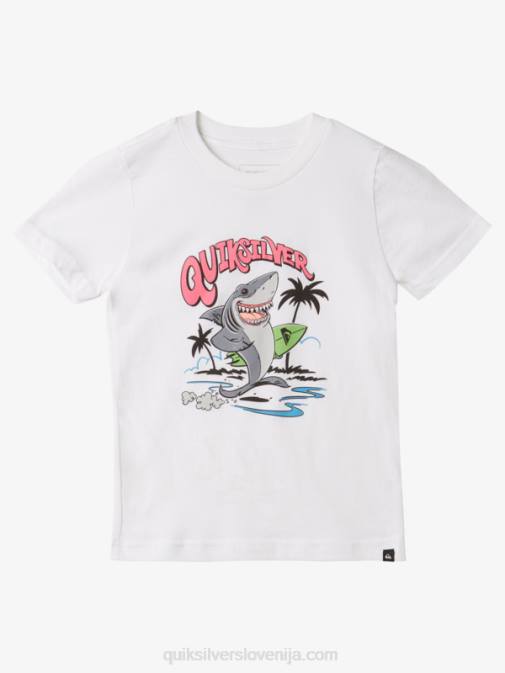 Quiksilver PJ4H1970 fantje bela 2-7 sprana majica