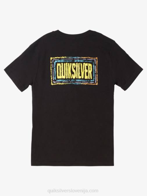 Quiksilver PJ4H1981 fantje Črna 8-16 echoed beat t-shirt
