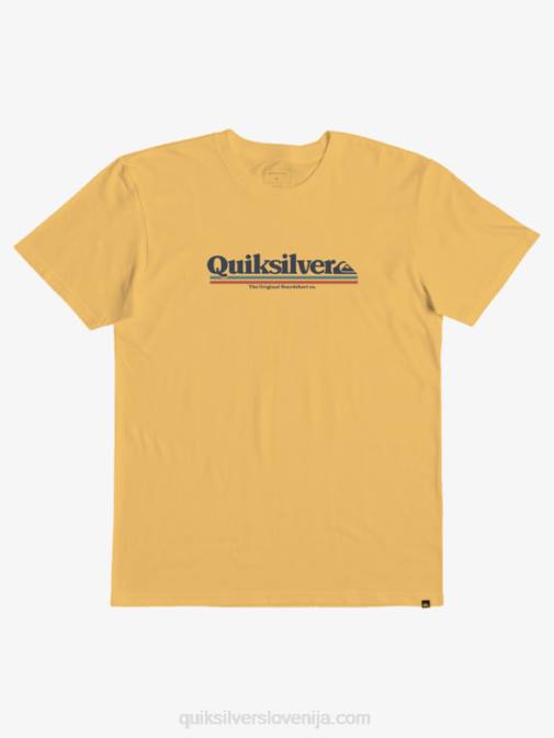 Quiksilver PJ4H2089 fantje svetlo zlato Majica 8-16 med vrsticami