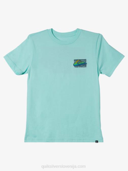 Quiksilver PJ4H2124 fantje kozarec za plažo 8-16 retro fade majica s kratkimi rokavi