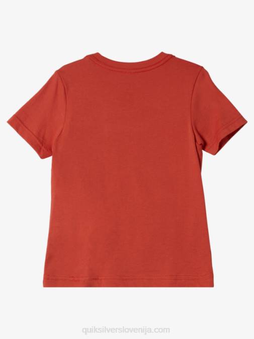 Quiksilver PJ4H2128 fantje meka pomaranča Majica s kratkimi rokavi 2-7 light tunnel