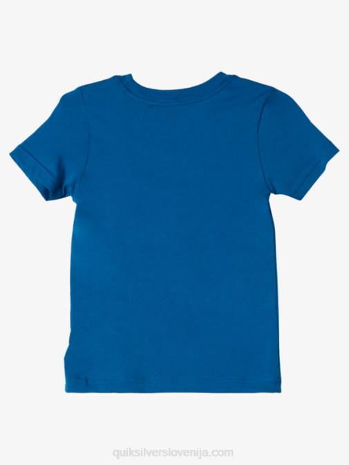 Quiksilver PJ4H2129 fantje dihalka modra Majica s kratkimi rokavi 2-7 light tunnel