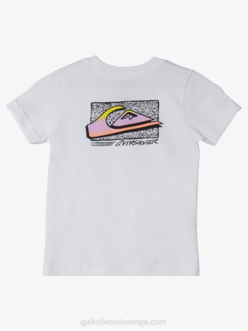 Quiksilver PJ4H2145 fantje bela 2-7 retro fade majica