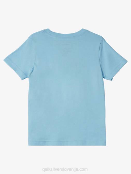 Quiksilver PJ4H2160 fantje modro nebo 2-7 majica s prijateljem na deskanju
