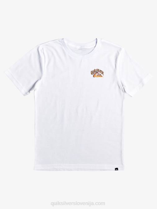 Quiksilver PJ4H2229 fantje bela Majica s kratkimi rokavi 8-16 waves guardian