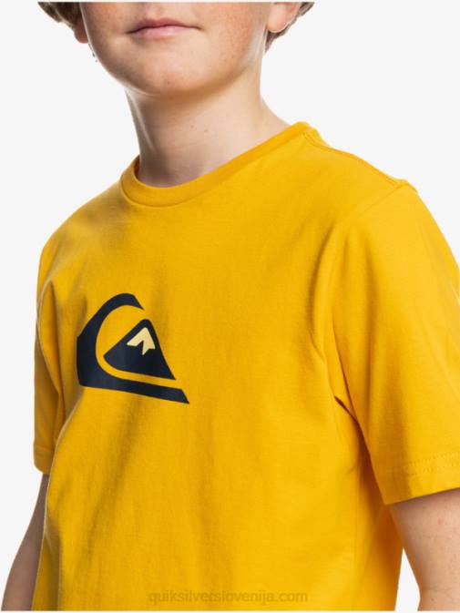 Quiksilver PJ4H2316 fantje zlata palica logo comp - majica s kratkimi rokavi