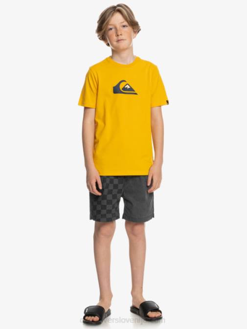 Quiksilver PJ4H2316 fantje zlata palica logo comp - majica s kratkimi rokavi