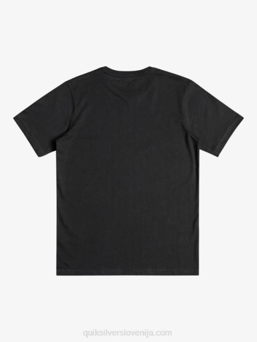 Quiksilver PJ4H2317 fantje Črna logo comp - majica s kratkimi rokavi