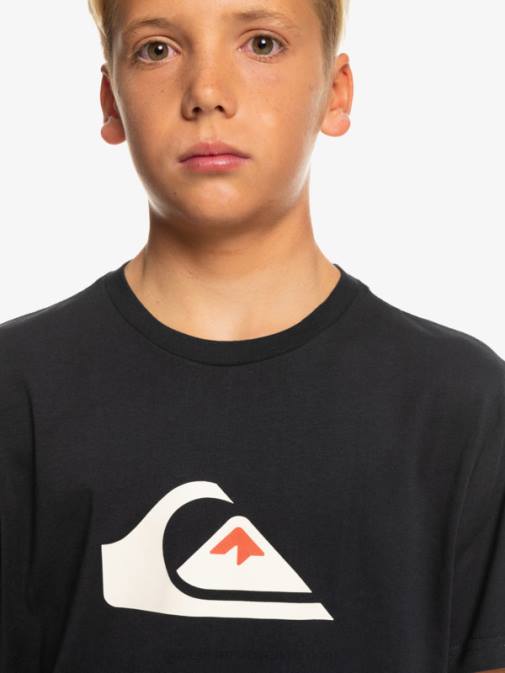 Quiksilver PJ4H2317 fantje Črna logo comp - majica s kratkimi rokavi